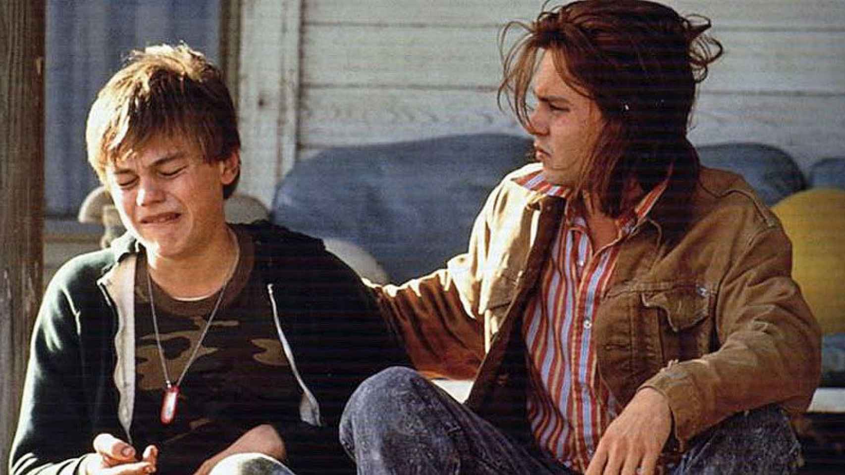 Leonardo DiCaprio y Johnny Depp, en '¿A quien ama Gilbert Grape?'