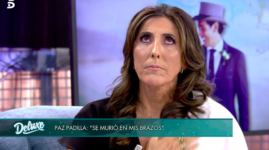 Paz Padilla explica en 'Sábado Deluxe' cómo fueron los últimos minutos de vida de su marido / MEDIASET