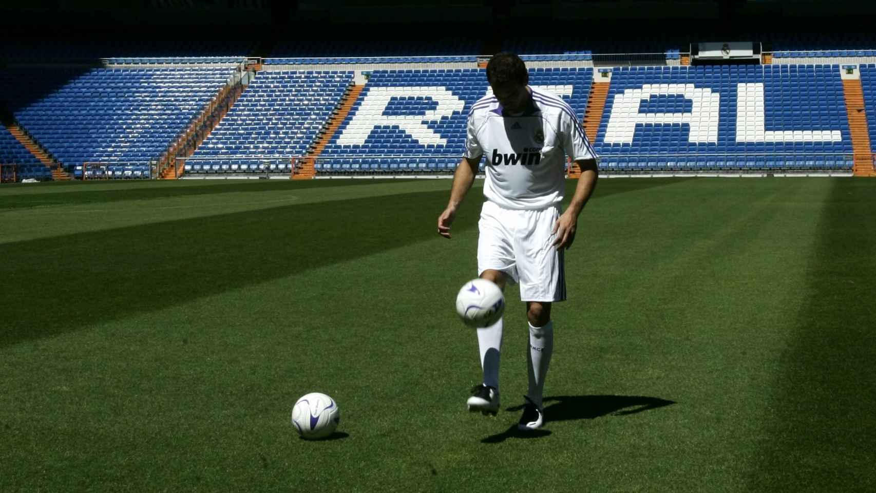 El exjugador del Real Madrid, Christoph Metzelder, el día de su presentación con el club / EP