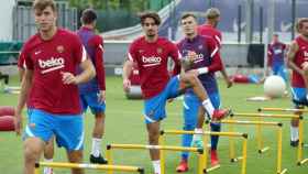 Collado volvió a los entrenamientos del Barça / FCB