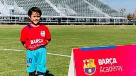 Thiago Cibrian, participando en una Barça Academy | IG