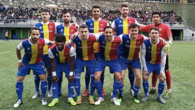 Una foto de los jugadores del Andorra / Twitter