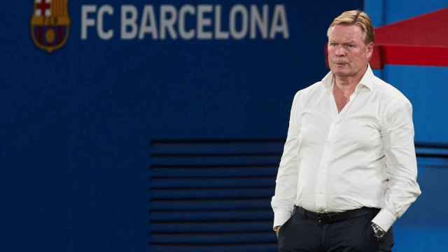 Koeman en una imagen del partido frente al Nástic  /EFE