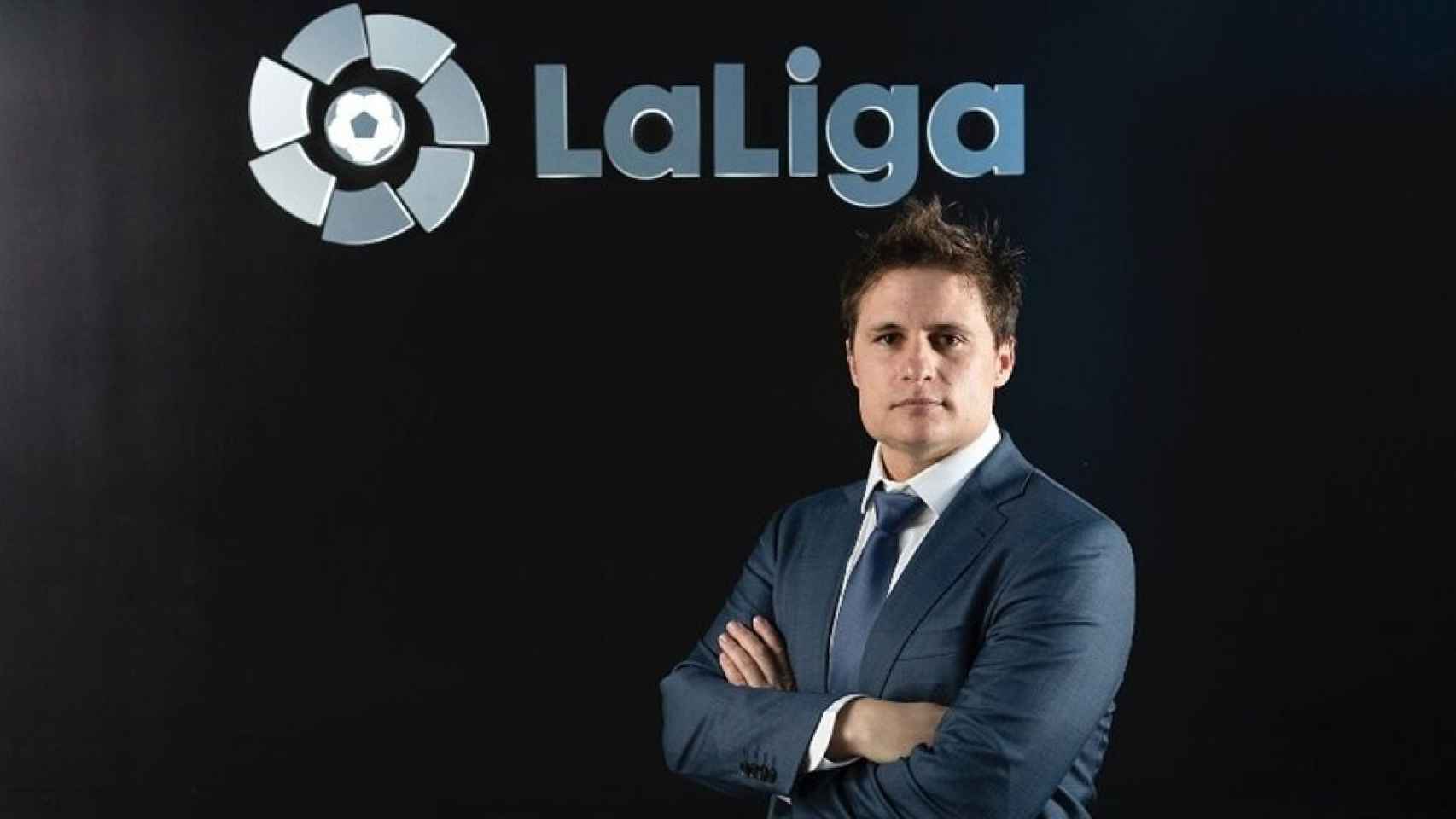 Óscar Mayo, el director general de la Liga, en una foto de archivo / LaLiga