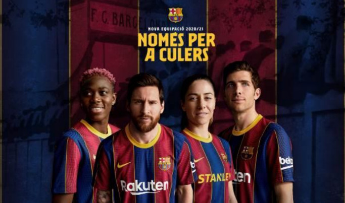 Imagen promocional de la nueva equipación / FC Barcelona