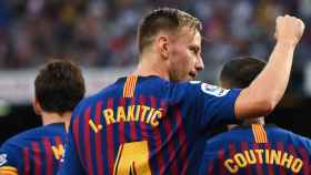 Ivan Rakitic celebra un gol con el FC Barcelona / EFE