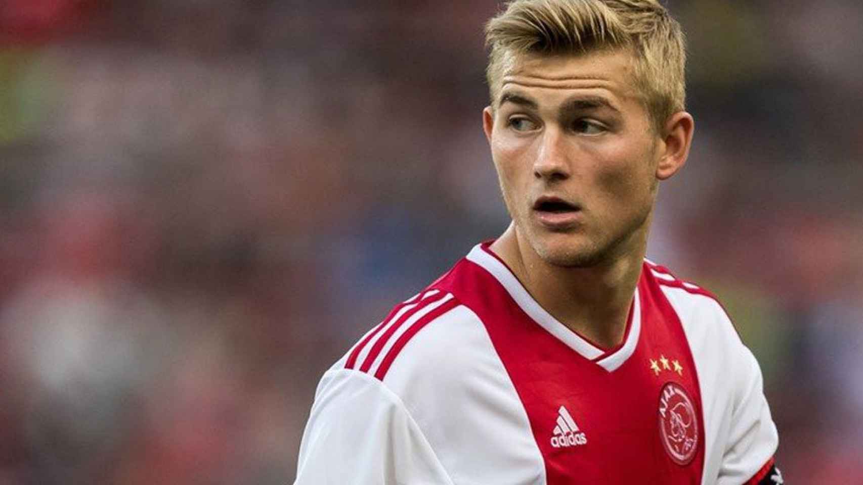 El defensa holandés Matthijs de Ligt con la camiseta del Ajax