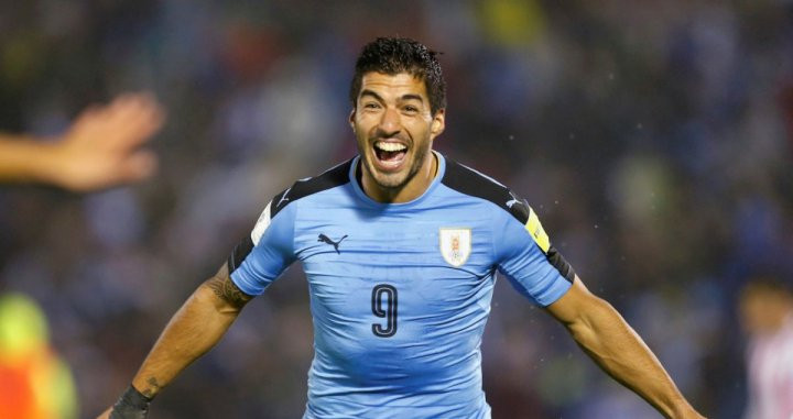 Imagen de archivo de Luis Suárez con la selección de Uruguay / EFE