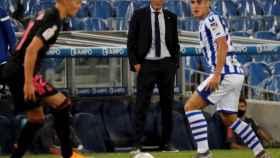 Odegaard con Barrenetxea en el Real Sociedad-Real Madrid / EFE
