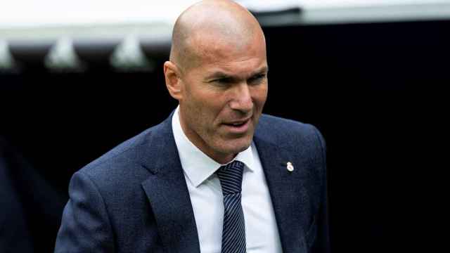 Zinedine Zidane en el Santiago Bernabéu EFE