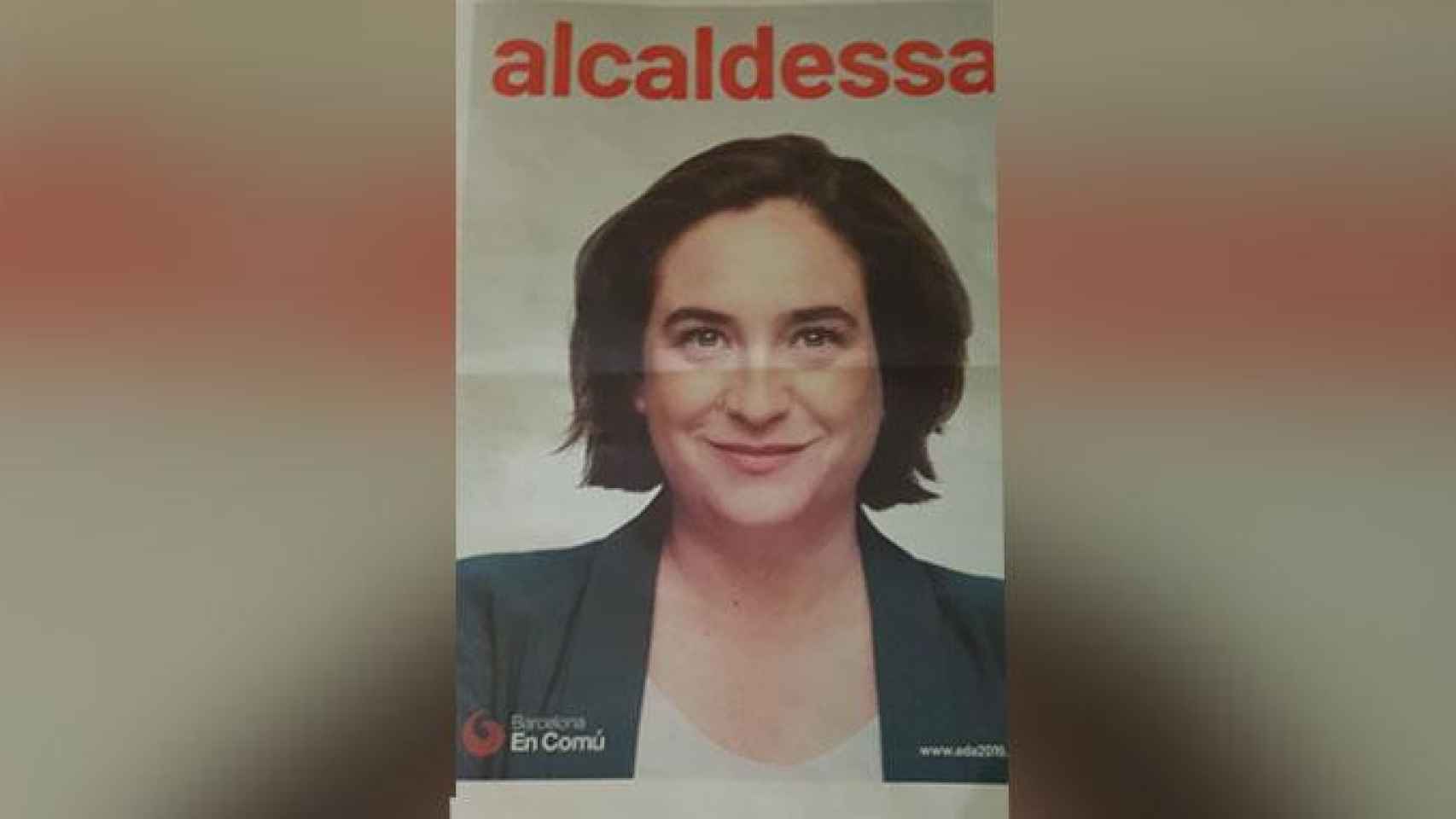 El diario con Ada Colau en su portada / CG