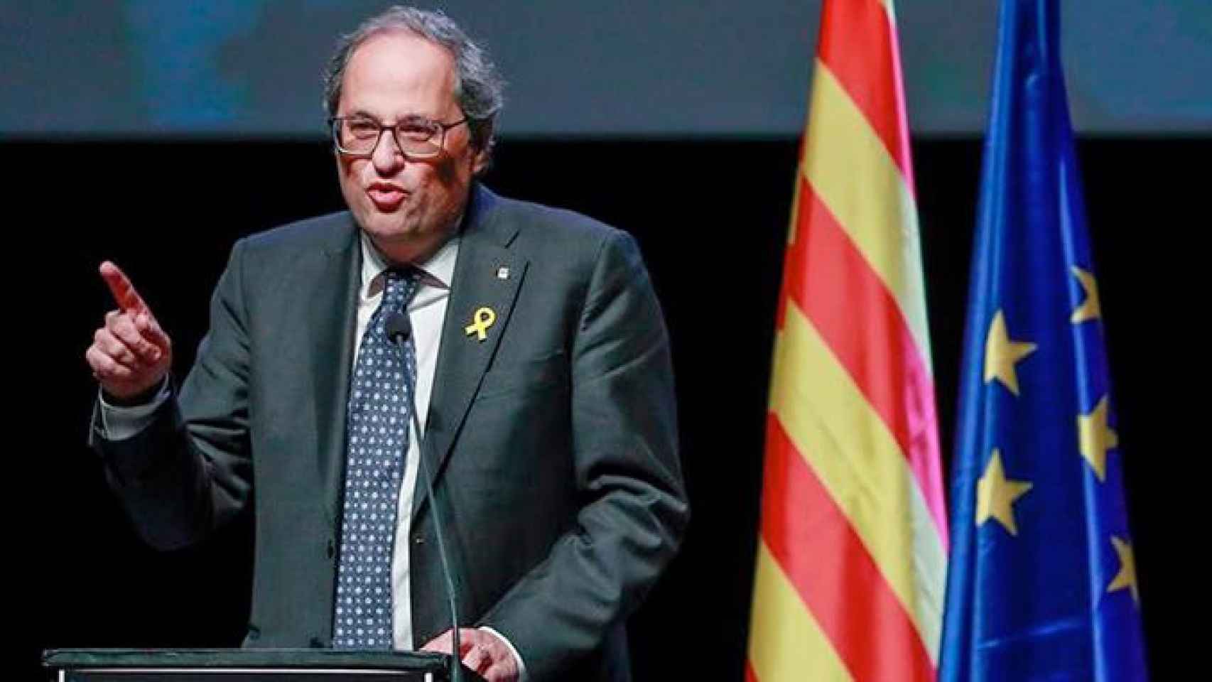 La política errática de Quim Torra, presidente de la Generalitat, provoca un menor crecimiento de Cataluña / EFE