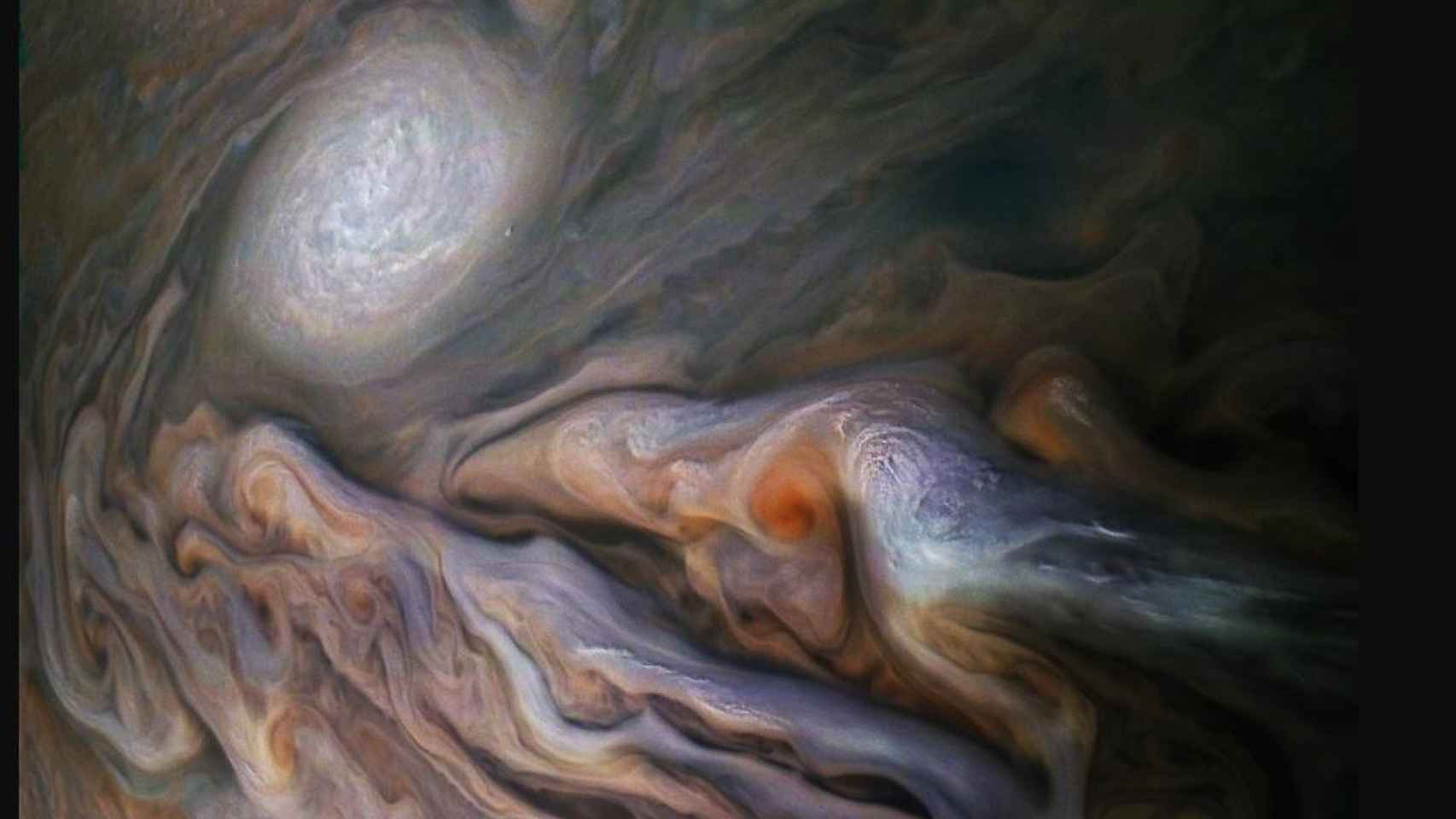 Imágenes de las nubes de Júpiter tomadas por la nave Juno / NASA