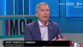González Cambray, anunciando en TV3 el nuevo recurso de la Generalitat de Cataluña contra el castellano / TV3