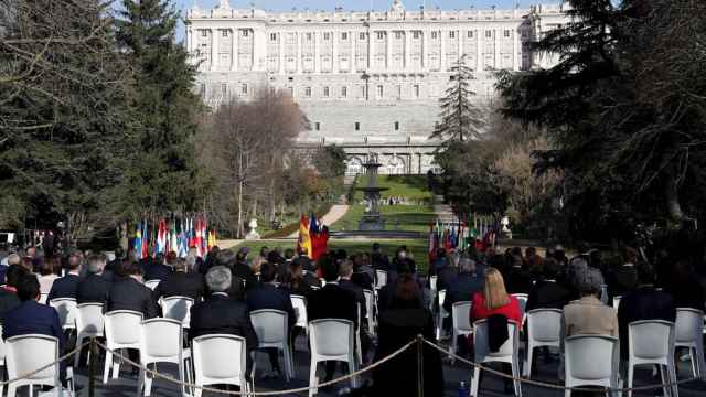 Acto de Estado de reconocimiento y memoria a todas las víctimas del terrorismo, celebrado este jueves en el Palacio Real de Madrid / EFE