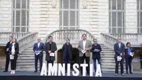 Actos de los presos del 1-O por la amnistía y la república en el Palau Robert de Barcelona / EUROPA PRESS