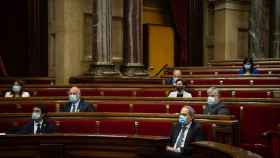 Pleno extraordinario en el Parlament sobre la marcha de Juan Carlos I / EP