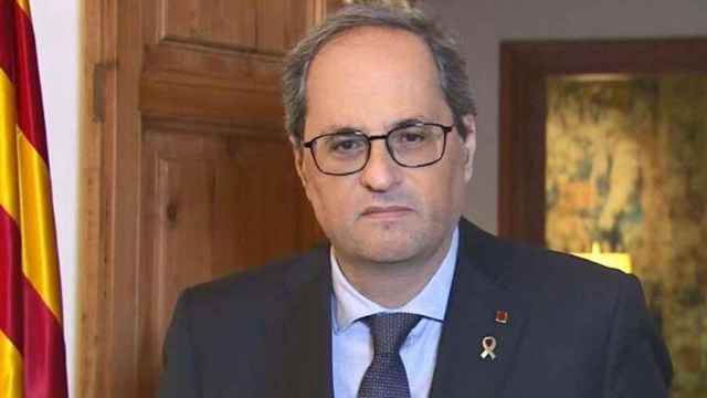 Quim Torra, jefe del Ejecutivo catalán, tras su participación en la Conferencia de Presidentes / Gencat