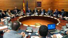 El presidente del Gobierno en funciones, Pedro Sánchez, preside el Comité de Seguimiento de la situación en Cataluña / CG