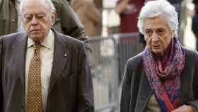 El expresidente de la Generalitat Jordi Pujol y su mujer, Marta Ferrusola, en una imagen de archivo / EFE