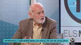 José María Mena durante su intervención en TV3