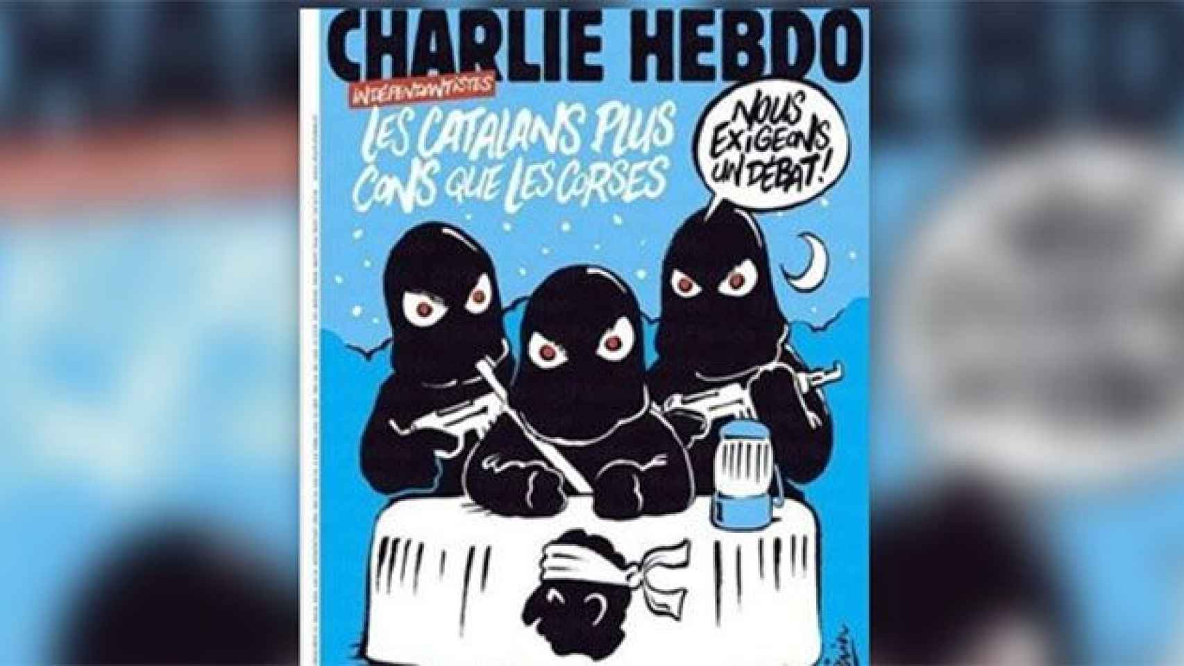 'Charlie Hebdo' se mofa del independentismo catalán