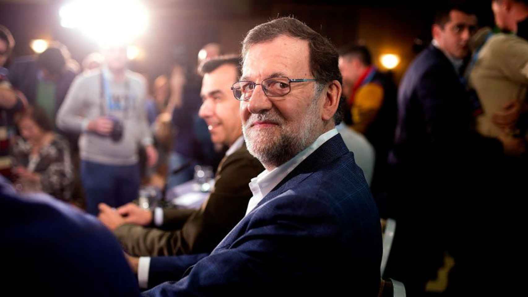 El presidente del Gobierno en funciones Mariano Rajoy, el sábado en Córdoba.