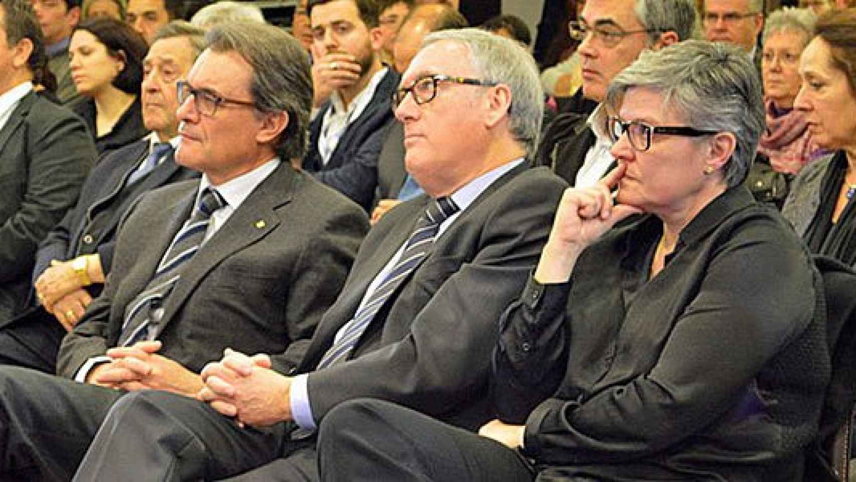 Artur Mas, Josep Poblet y Ester Ventura