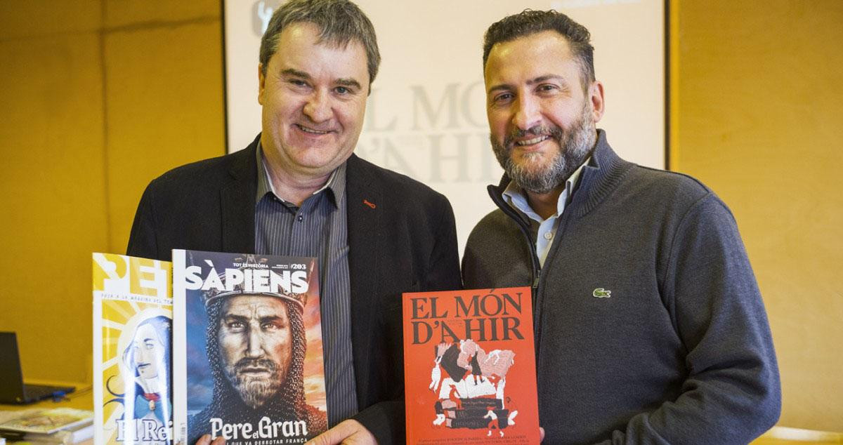 El editor de la revista 'Sapiens', Jordi Creus (i) y el productor Toni Soler (d) / MINORIA ABSOLUTA