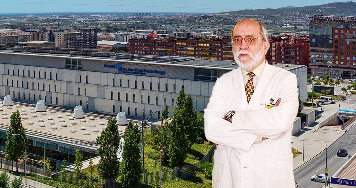 El Hospital Moisès Broggi de Sant Joan Despí y el doctor Jordi Desola / FOTOMONTAJE CG