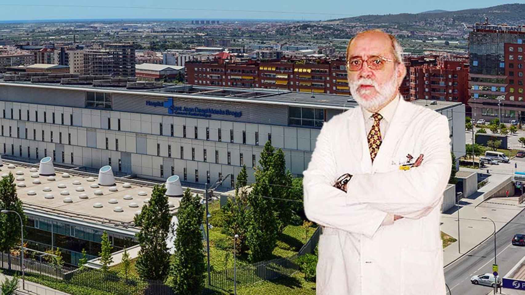 El Hospital Moisès Broggi de Sant Joan Despí y el doctor Jordi Desola / FOTOMONTAJE CG
