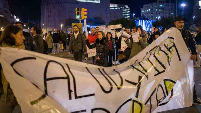 Manifestación en Barcelona contra el certificado Covid-19 y la vacuna / LORENA SOPENA - EUROPA PRESS