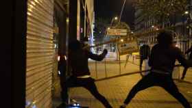 Saqueos en el centro de Barcelona durante los disturbios del 30 de octubre / PABLO MIRANZO
