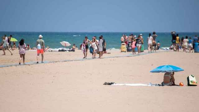 Playa de la Malvarrosa en Valencia