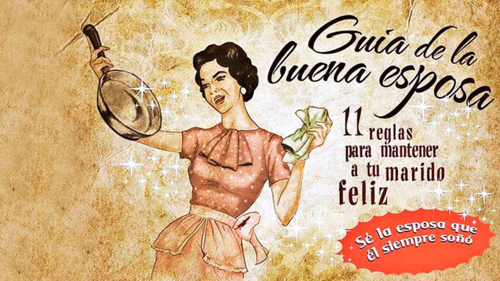 Cartel de la 'Guía para la buena esposa', cuando la mujer era un ciudadano de segunda en España