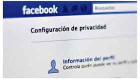 Página de configuración de privacidad de Facebook