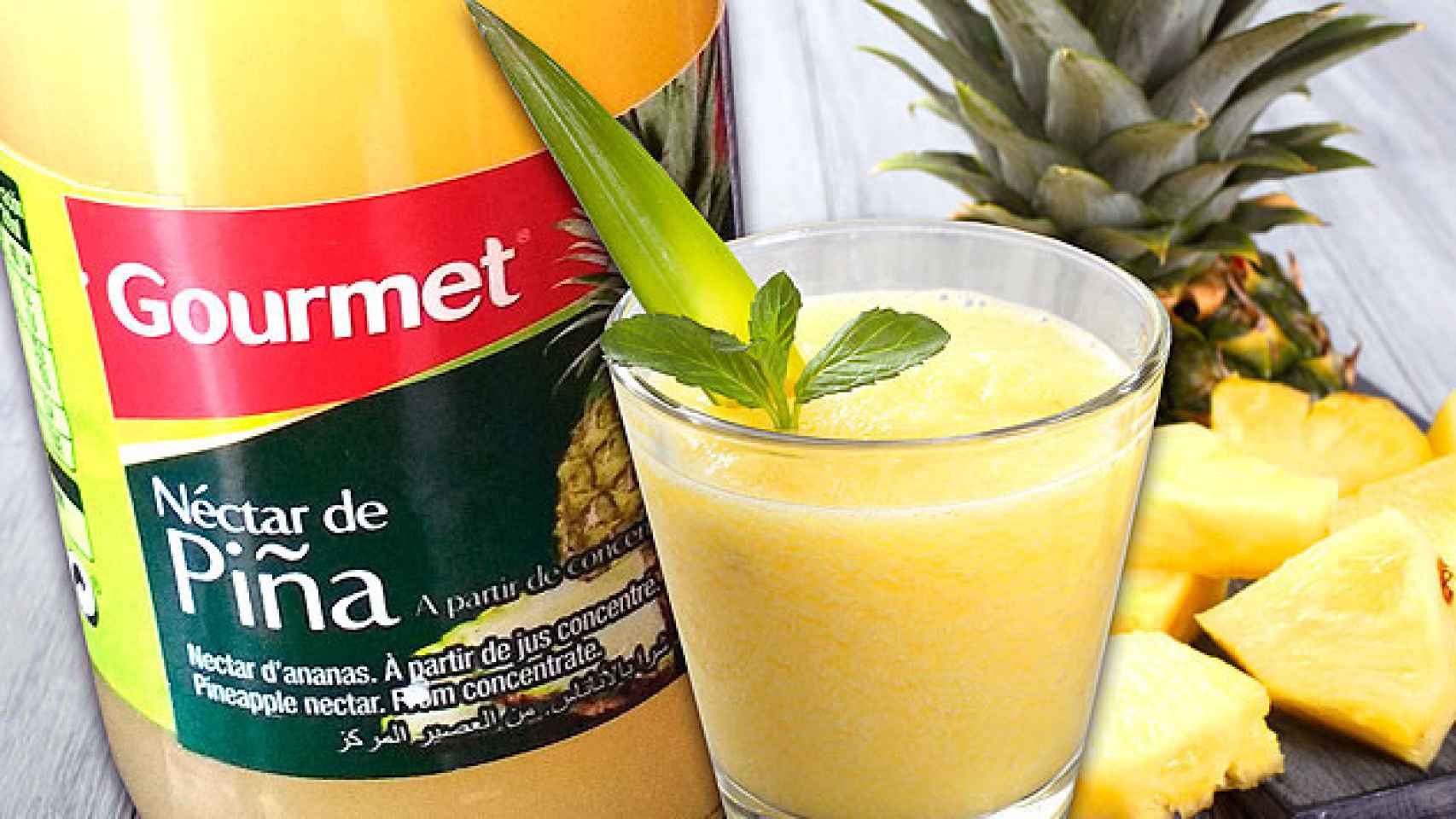 Néctar de piña de la marca Gourmet en Suma / CG