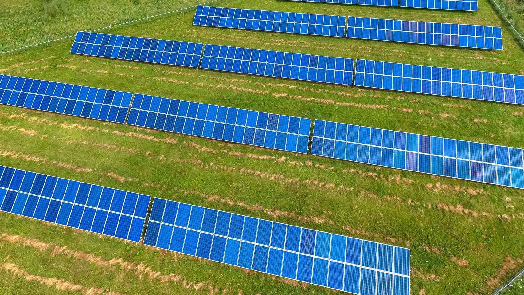 Paneles solares para la generación de energía fotovoltaica, la más pujante de las renovables / EP