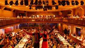 Imagen de un espectáculo en el Palacio del Flamenco de Barcelona / Cedida