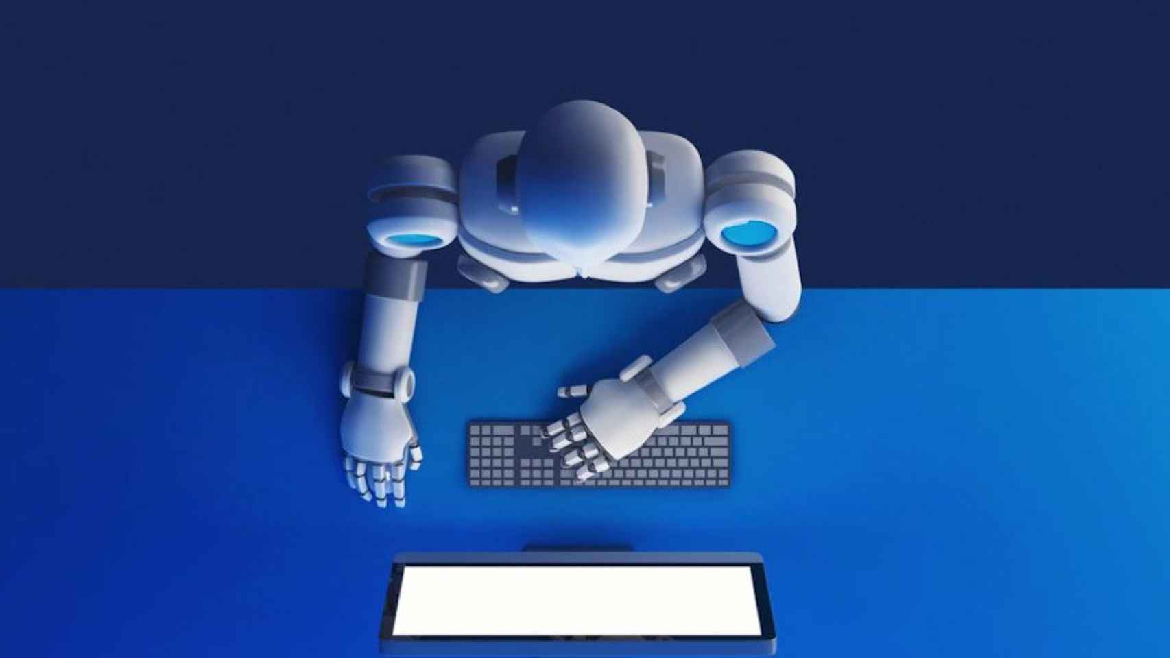 Robot y ordenador