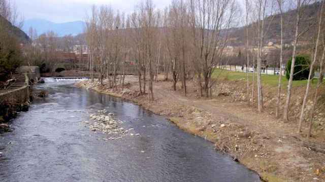 El río Ter, cuya calidad del agua fiscaliza el ACA de forma habitual para comprobar que no se han producido vertidos industriales / ACA