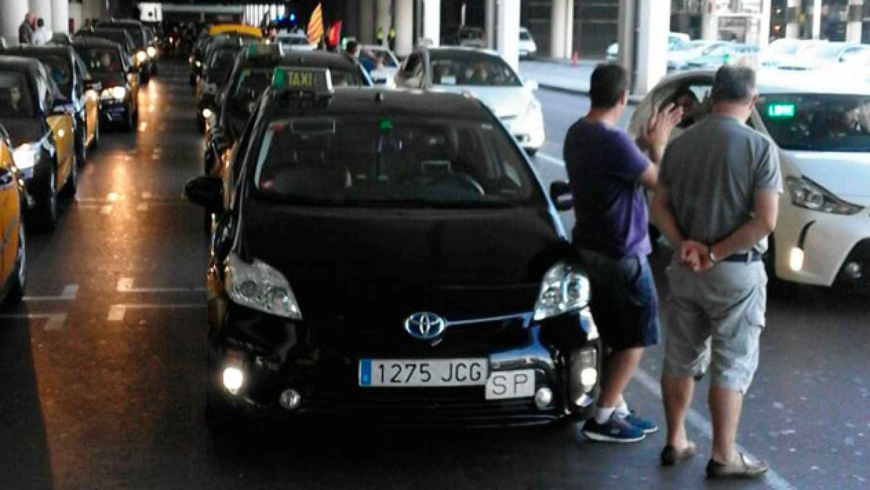 Los taxistas de Barcelona, imagen de archivo / CG