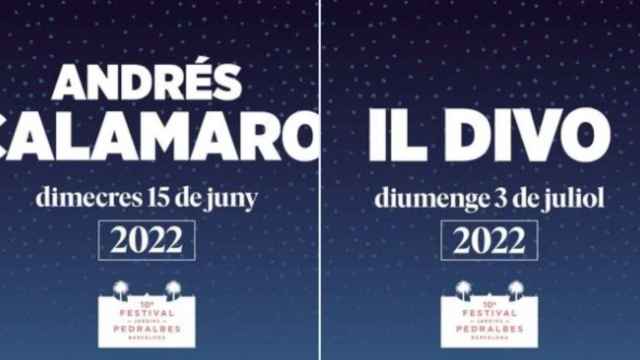 El Festival Jardins de Pedrables de Barcelona aplaza los conciertos de Il Divo y de Andrés Calamaro a la edición de 2022 / FESTIVAL JARDINS DE PEDRABLES