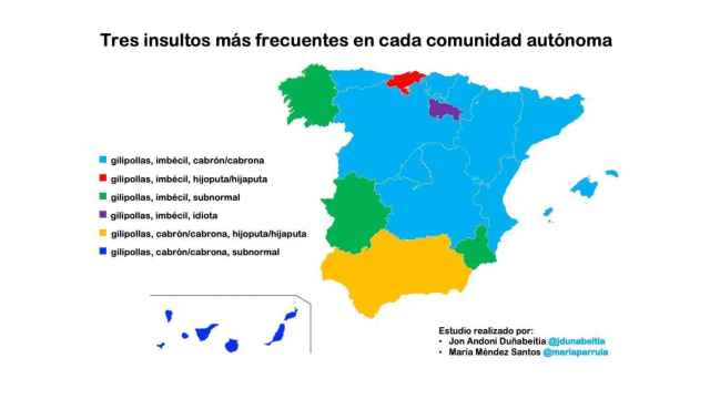 Los insultos más usados en España / JDUNABEITIA