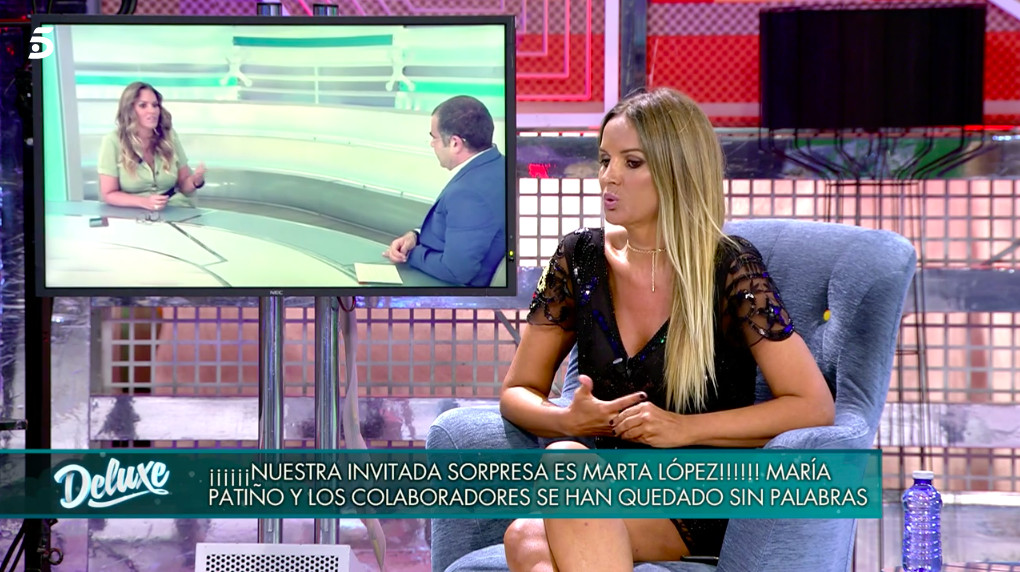 Marta López habla del coronavirus en su regreso a Telecinco / MEDIASET