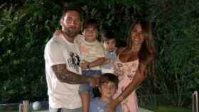 Una foto de la familia Messi - Roccuzzo durante sus vacaciones / INSTAGRAM