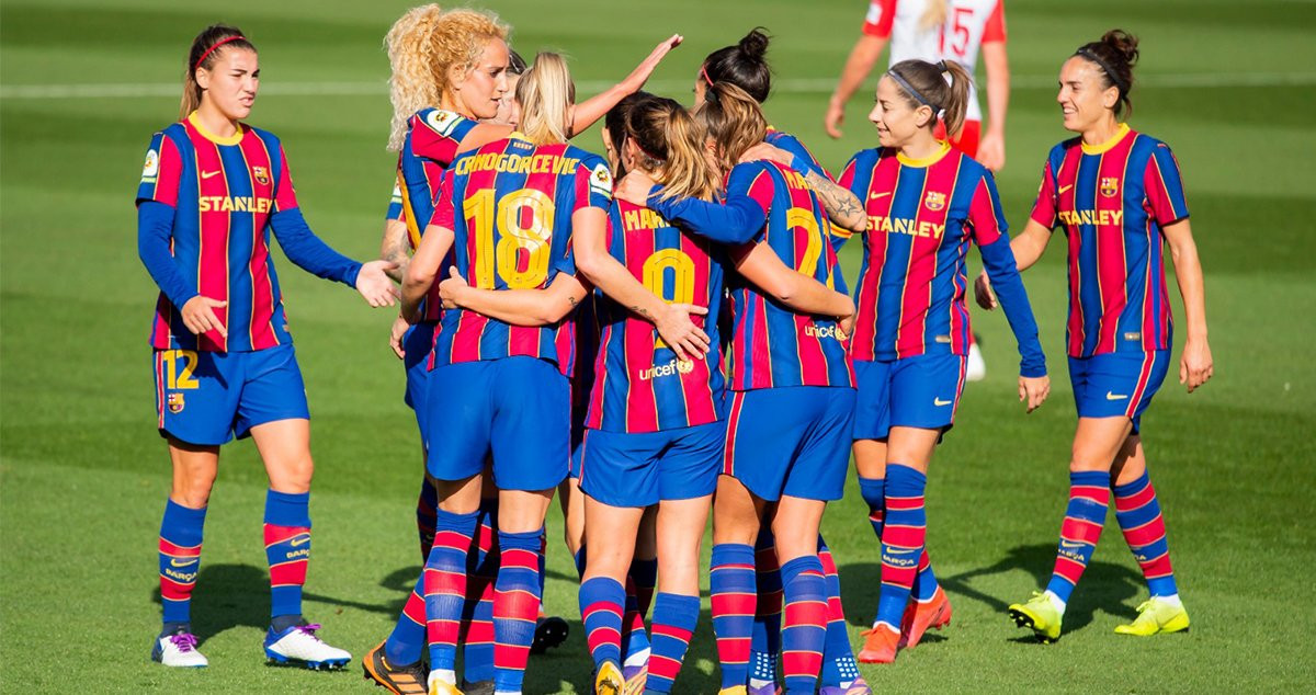 El Barça Femenino gana por 9 a 0 al Santa Teresa / FC BARCELONA