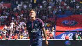 Neymar en su presentación con el PSG / EFE