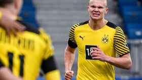 Haaland, en un partido de la pasada semana con el Borussia Dortmund / EFE