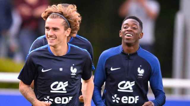 Griezmann y Dembelé, muy buenos amigos en la selección de Francia